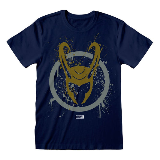 Loki T-Shirt Splatter Logo Size S 5056688525866
