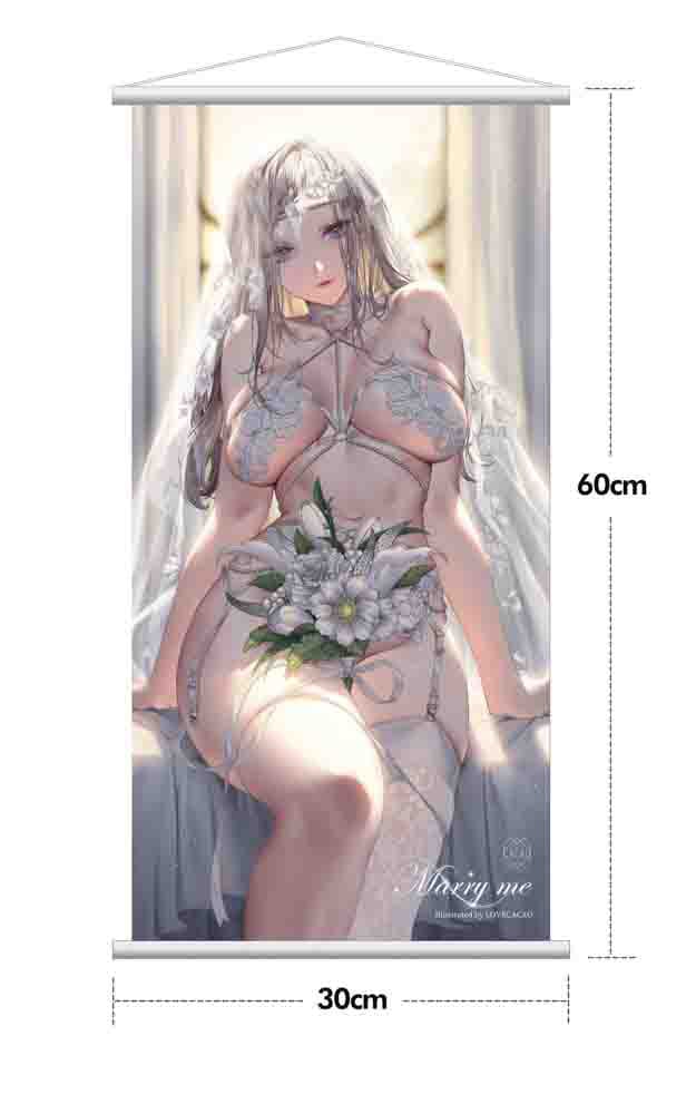 Original IllustrationPVC Statue 1/4 Marry me Illustrated by LOVECACAO Bonus Inclusive Limited Edition 31 cm  4582798610051