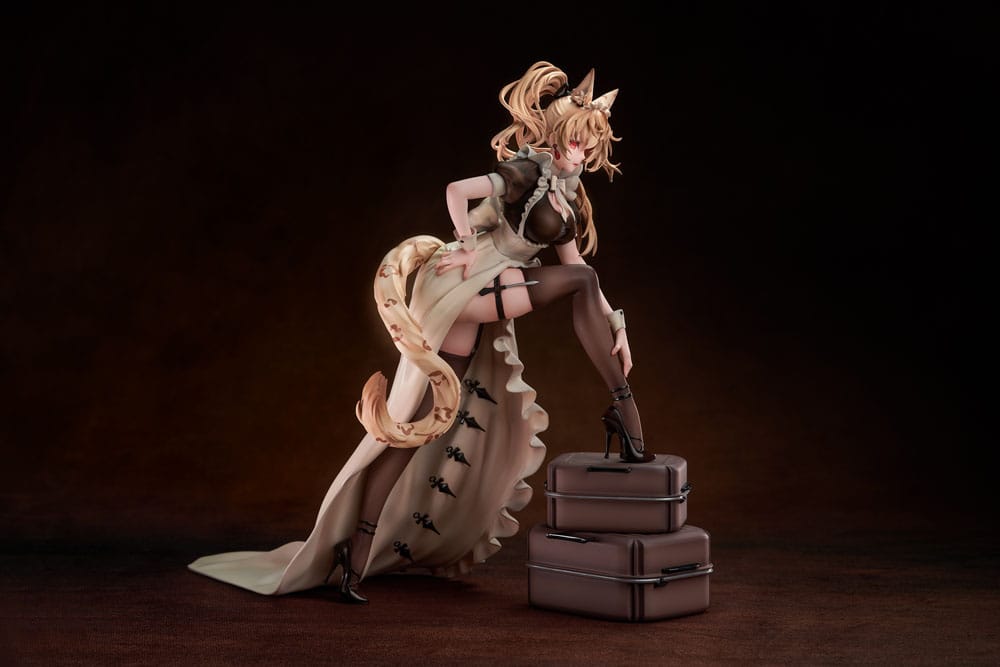 Original Character PVC Statue 1/4 Battle Maid Different Species Leopard Cat Maria 40 cm 6976539770872