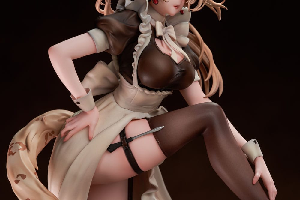 Original Character PVC Statue 1/4 Battle Maid Different Species Leopard Cat Maria 40 cm 6976539770872