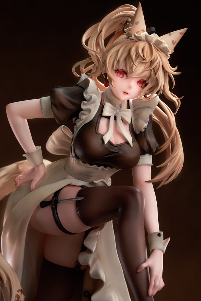 Original Character PVC Statue 1/7 Battle Maid Different Species Leopard Cat Maria Deluxe Edition 24 cm 6976539770889