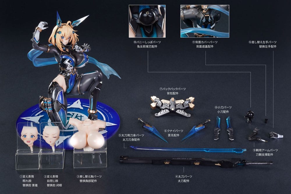 Original Character PVC Statue 1/6 Bunny Suit Planning Sophia F. Shirring Ninja Ver. 23 cm    6976539772364