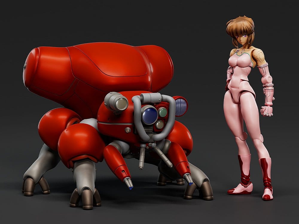 Ghost in the Shell PLAMAX minimum factory Plastic Model Kit Motoko Kusanagi with Fuchikoma 8 cm 4545784014851