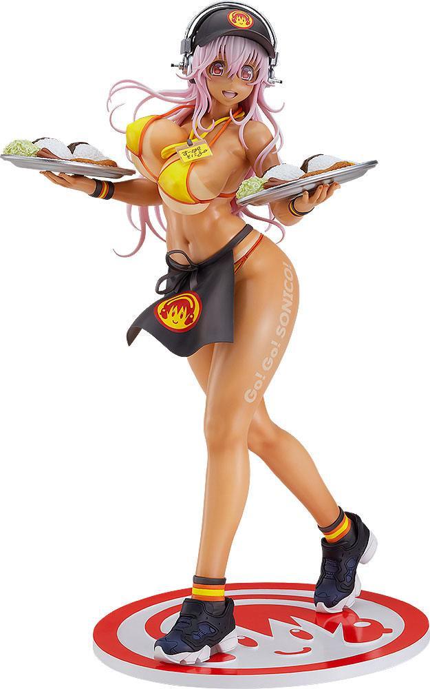 Figure Super Sonico 1/6 Bikini Waitress Ver. 28 Cm - Amuzzi