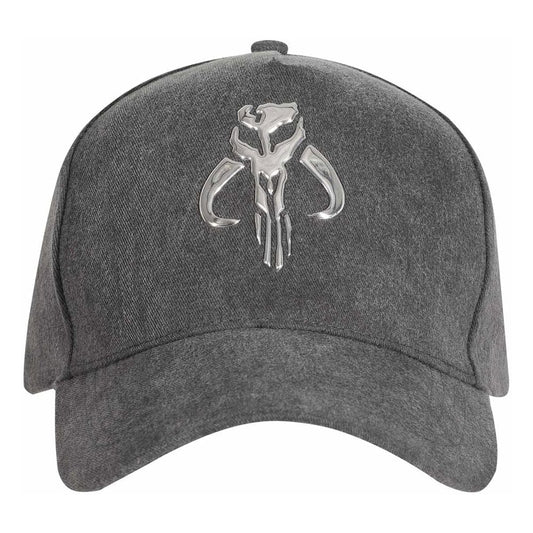 Star Wars The Mandalorian Curved Bill Cap Silver Crest 5056688575519