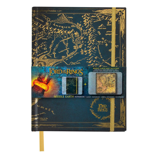 Lord of the Rings Notebook Map of Middle Earth 4895205609006