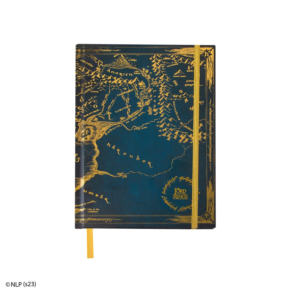 Lord of the Rings Notebook Map of Middle Eart 4895205609006