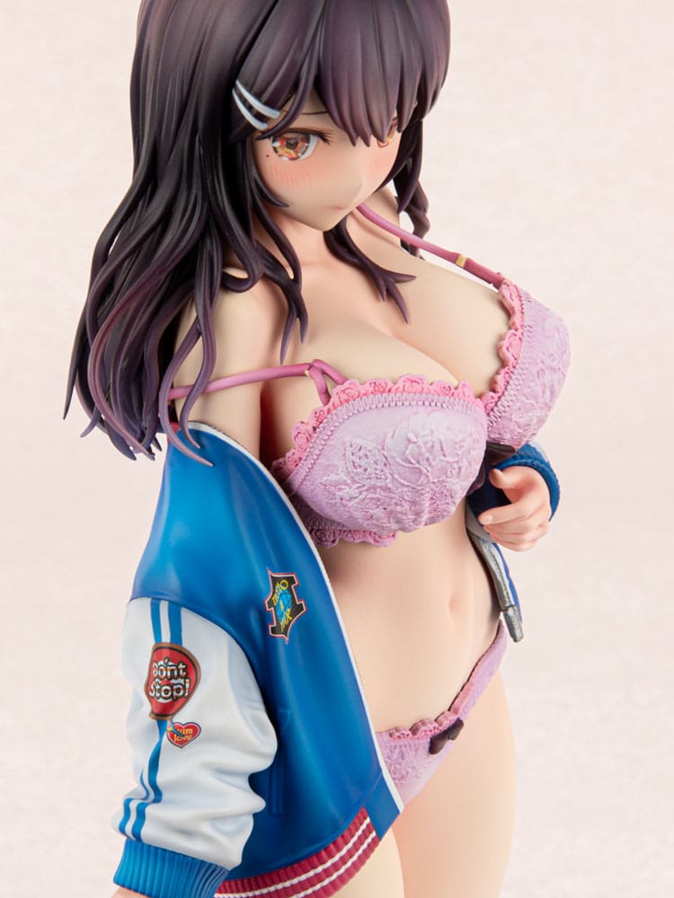 Original Character PVC Statue 1/6 Sukajan Jacket Kanojo wa Cool de Itai! Kyouka Kagura 27 cm 4902273507759