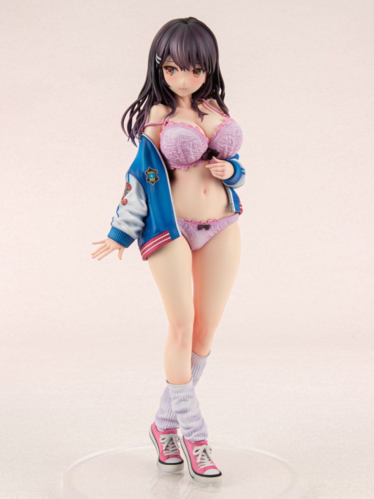 Original Character PVC Statue 1/6 Sukajan Jacket Kanojo wa Cool de Itai! Kyouka Kagura 27 cm 4902273507759