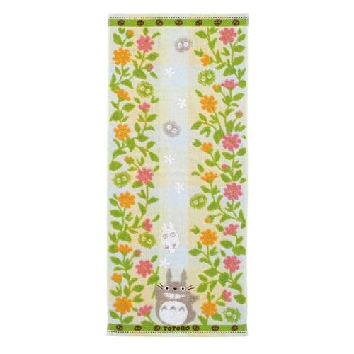 My Neighbor Totoro Towel Totoro Flower garden 34 x 80 cm  4992272501711