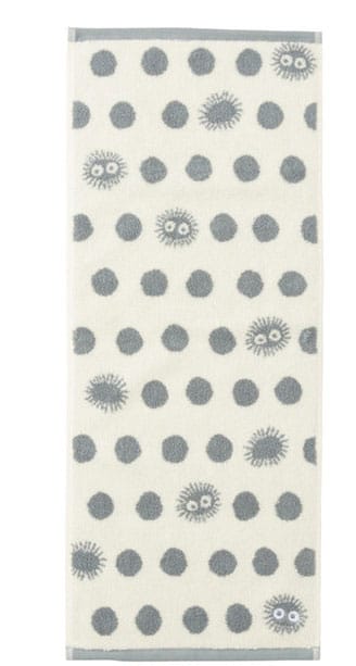 My Neighbor Totoro Towel Kurosuke Silhouette 33 x 80 cm  4992272649246