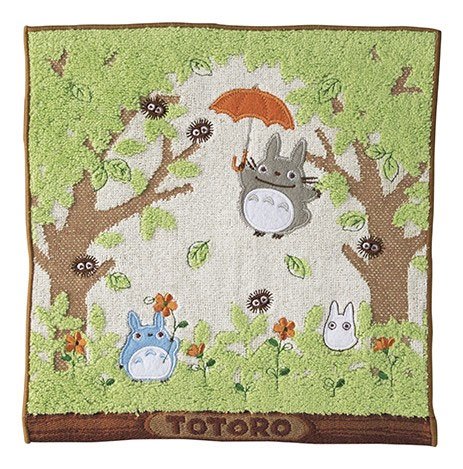 My Neighbor Totoro Mini Towel Shade of the Tree 25 x 25 cm 4992272672299