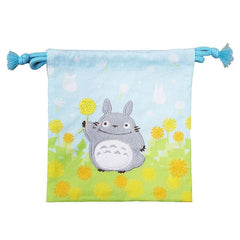 My Neighbor Totoro Laundry Storage Bag Totoro with Flowers 20 x 19 cm  4992272704167