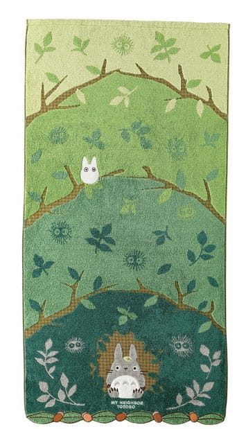 My Neighbor Totoro Large Bath Towel Totoro Forest Tunnel 60 x 120 cm 4992272735505