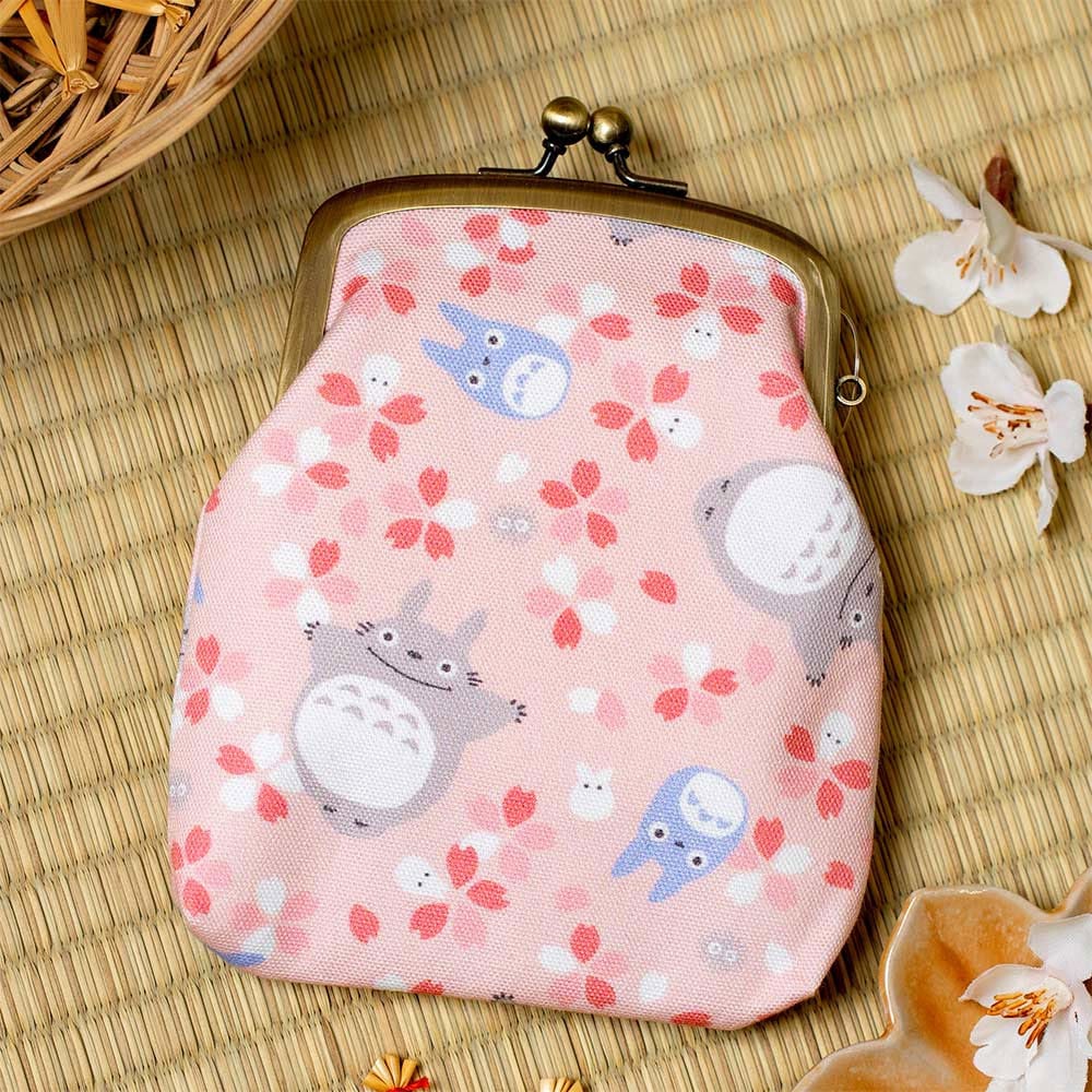 My Neighbor Totoro Coin Purse Totoro Cherry Blossoms 4992272735956