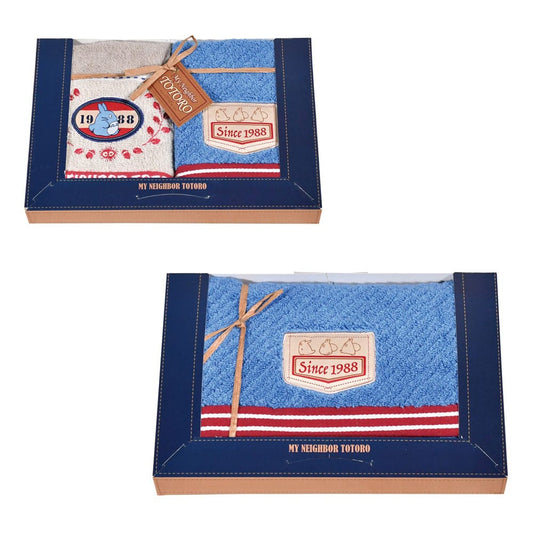 My Neighbor Totoro Towel 3-Set Denim stitching 4992272753356