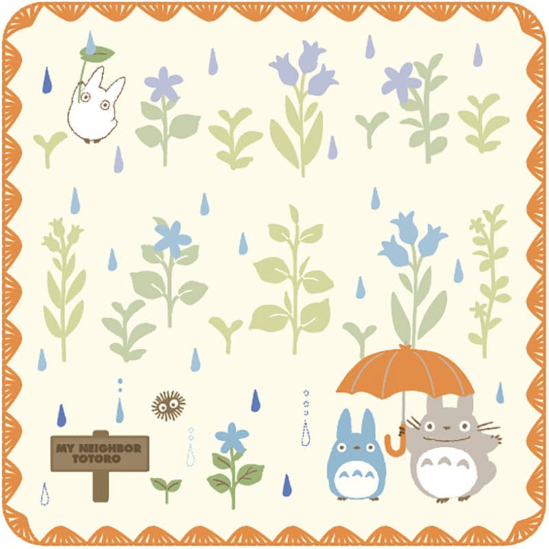Studio Ghibli Mini Towel My Neighbor Totoro Under the Rain 25 x 25 cm 4992272876079
