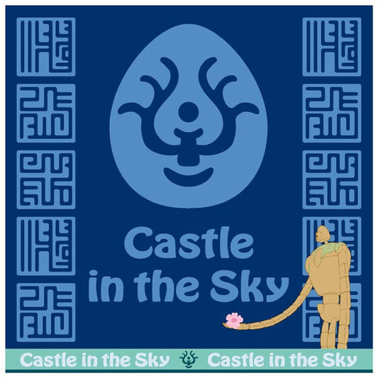 Studio Ghibli Mini Towel Castle in the Sky Volucite crystal Amulet 25 x 25 cm 4992272876567
