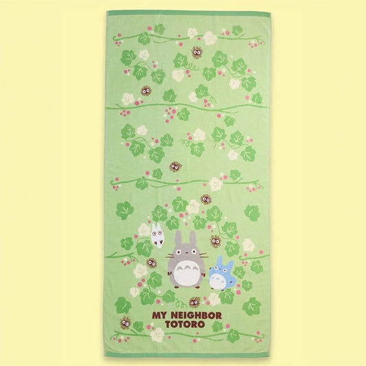 Mein Nachbar Totoro Handtuch Totoro Green Leaf 70 x 140 cmMy Neighbor Totoro Towel Totoro Green Leaf 70 x 140 cmMon voisin Totoro Natsu serviette de toilette Totoro Green Leaf 70 x 140 cmMi vecino Totoro Natsu Toalla Totoro Green Leaf 70 x 140 cm 4992272937947