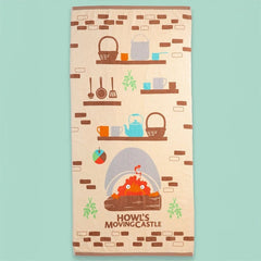 Das wandelnde Schloss Handtuch Cook with Calcifer 70 x 140 cmHowl’s Moving Castle Towel Cook with Calcifer 70 x 140 cmLe Château ambulant Natsu serviette de toilette Cook with Calcifer 70 x 140 cmEl castillo ambulante Natsu Toalla Cook with Calcifer 70 x  4992272937961