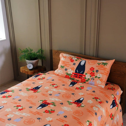 Spirited Away Natsu Duvet Set No Face & Flowers 4992272938333