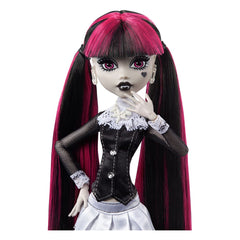 Monster High Reel Drama Doll Draculaura in Black And White 0194735104819