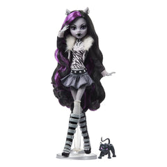 Monster High Reel Drama Doll Clawdeen Wolf in Black And White 0194735104802