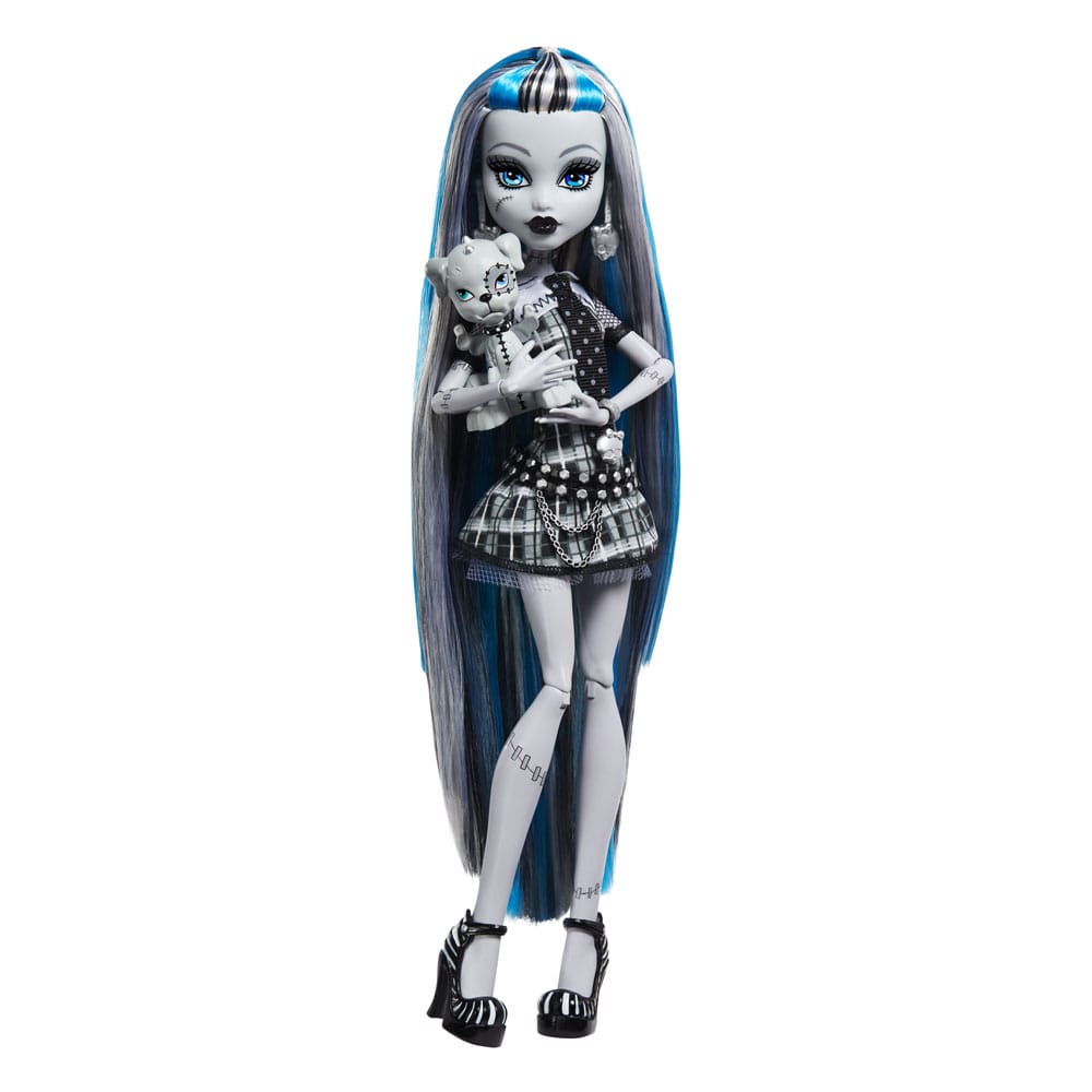 Monster High Reel Drama Doll Frankie Stein in Black And White 0194735104789