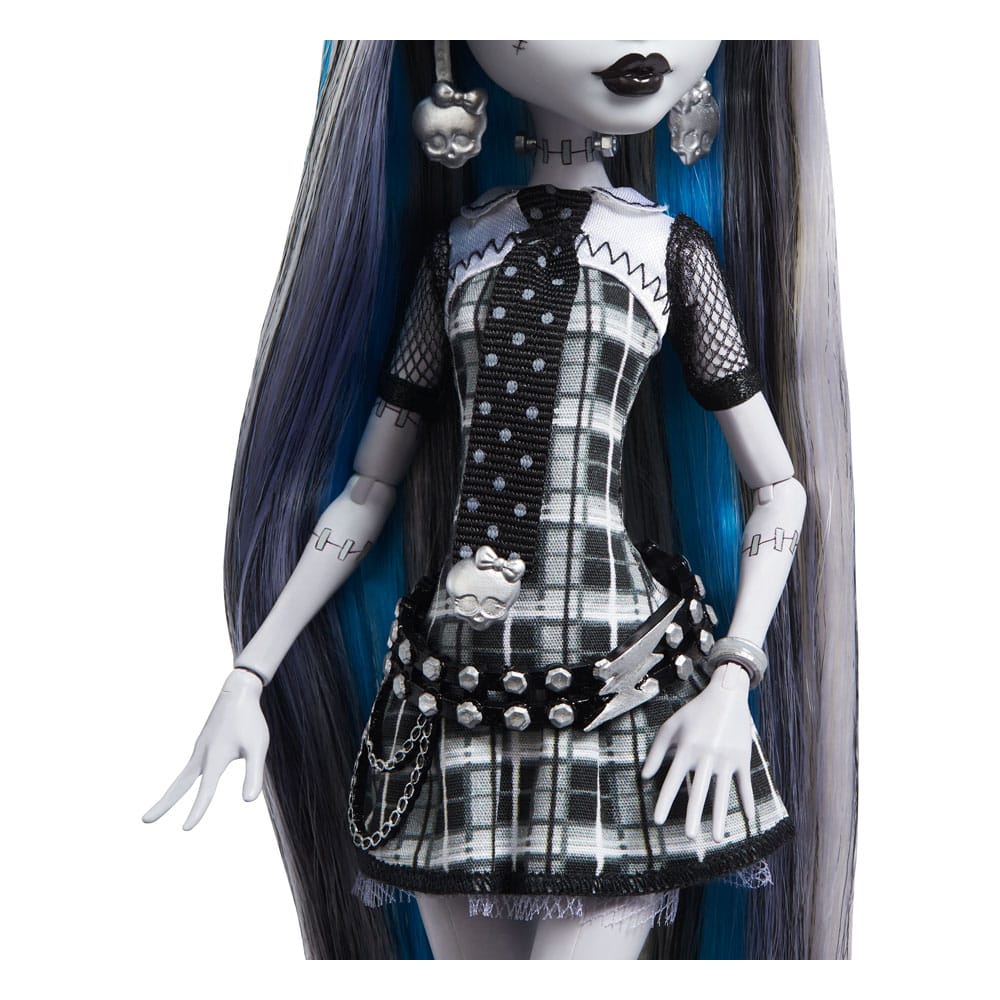 Monster High Reel Drama Doll Frankie Stein in Black And White 0194735104789
