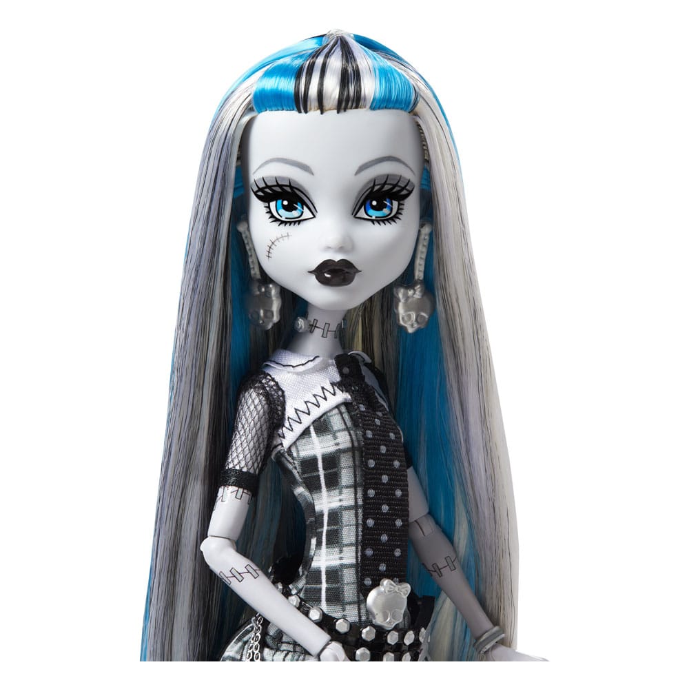 Monster High Reel Drama Doll Frankie Stein in Black And White 0194735104789