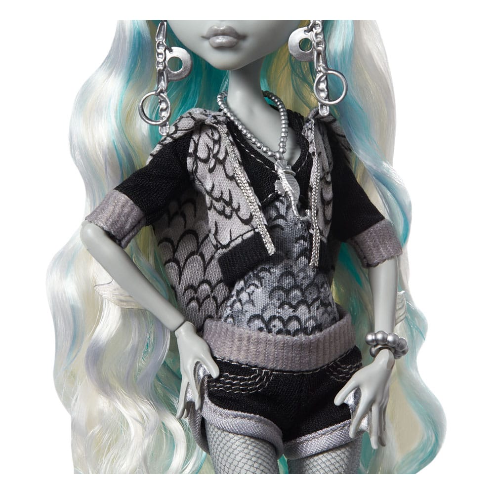 Monster High Reel Drama Doll Lagoona Blue in Black And White 0194735104796