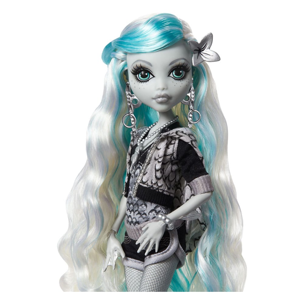 Monster High Reel Drama Doll Lagoona Blue in Black And White 0194735104796