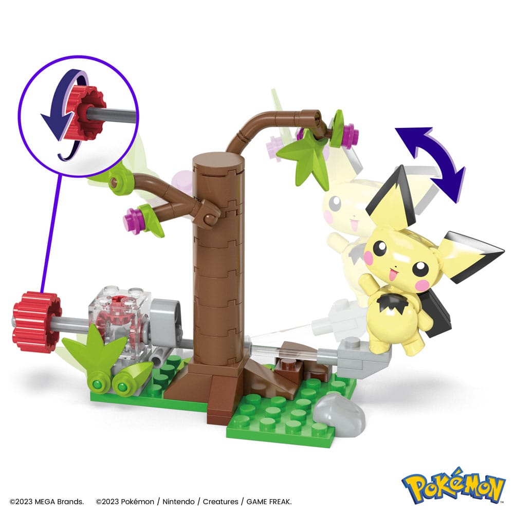 Pokémon Mega Construx Construction Set Pichu's Forest Forage 0194735154678