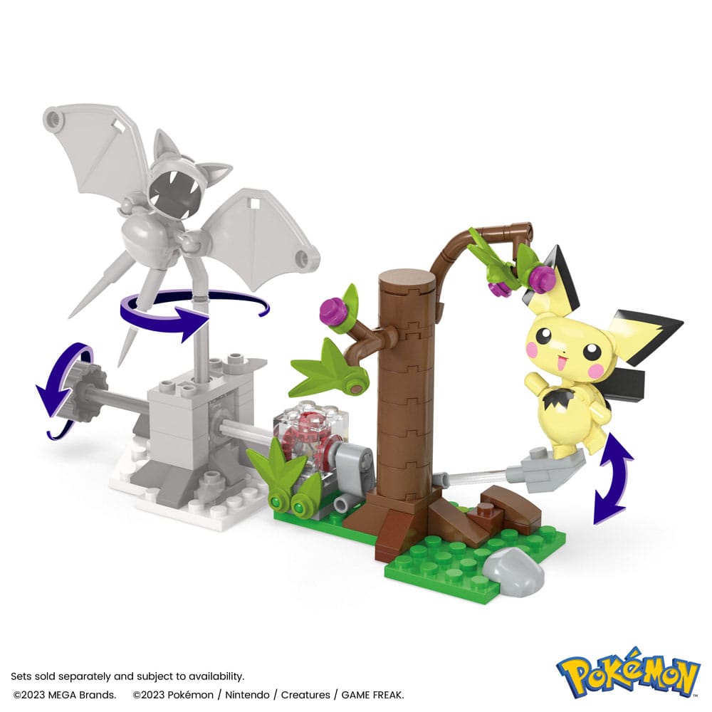 Pokémon Mega Construx Construction Set Pichu's Forest Forage 0194735154678