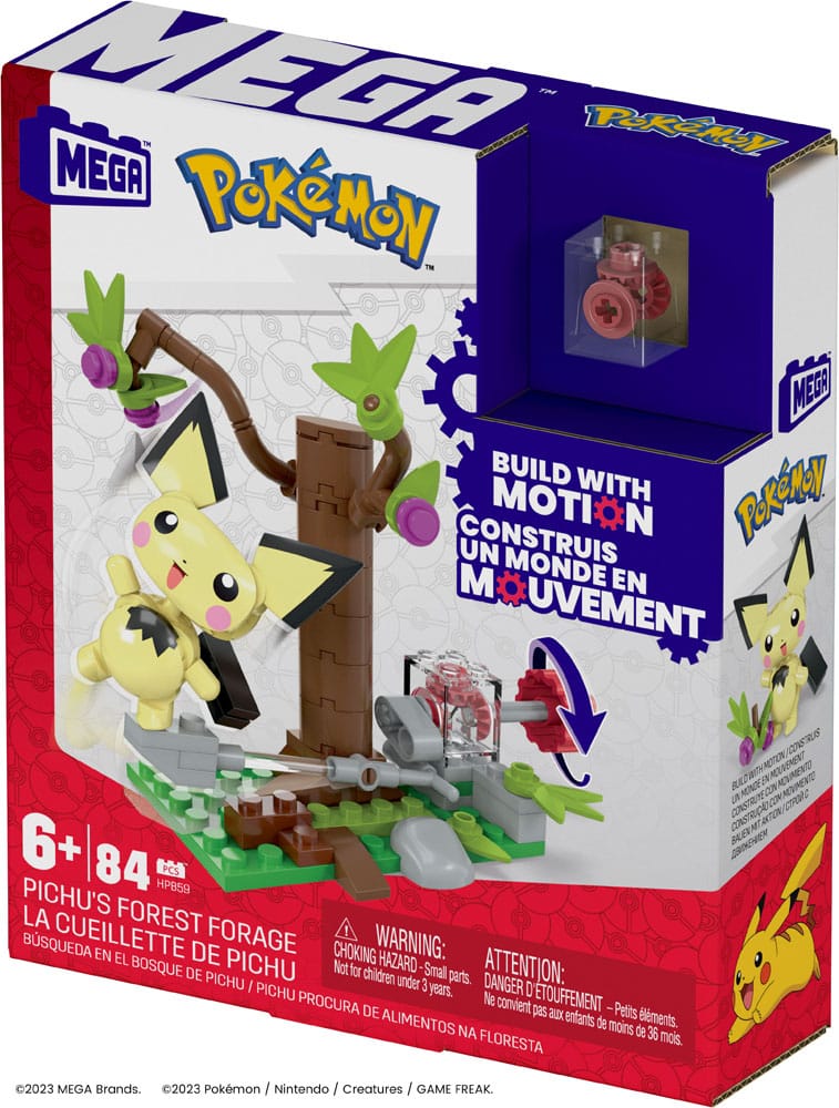 Pokémon Mega Construx Construction Set Pichu's Forest Forage 0194735154678