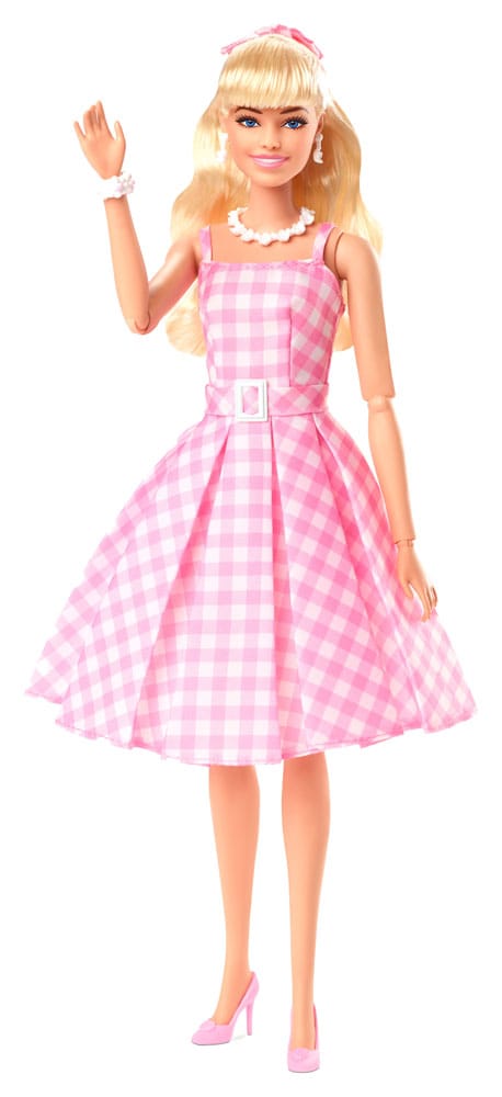 Barbie The Movie Doll Barbie in Pink Gingham Dress 0194735160709