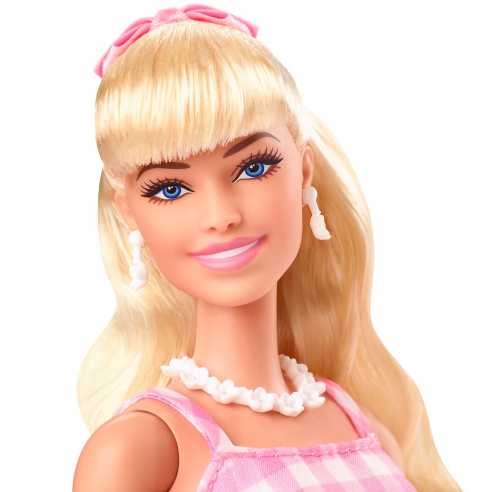 Barbie The Movie Doll Barbie in Pink Gingham Dress 0194735160709