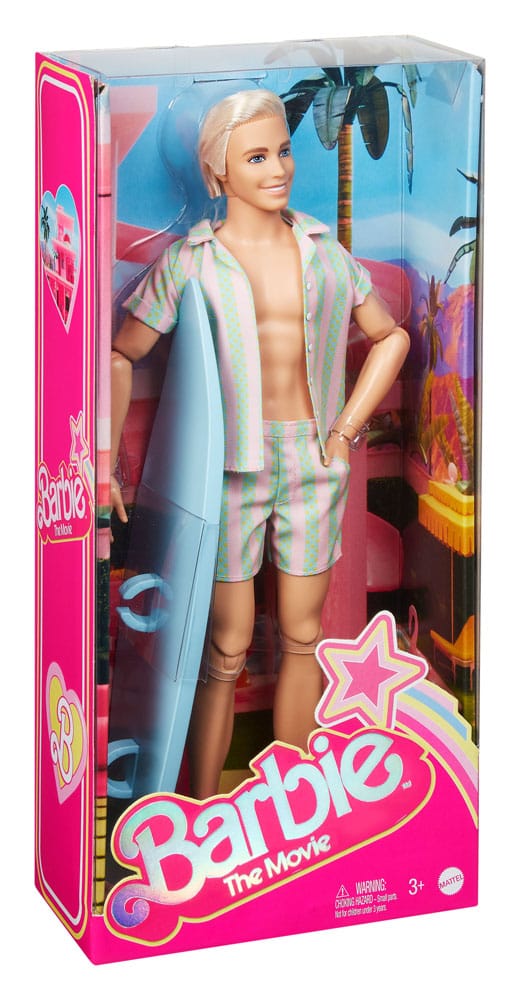 Barbie The Movie Doll Ken Wearing Pastel Stri 0194735160747