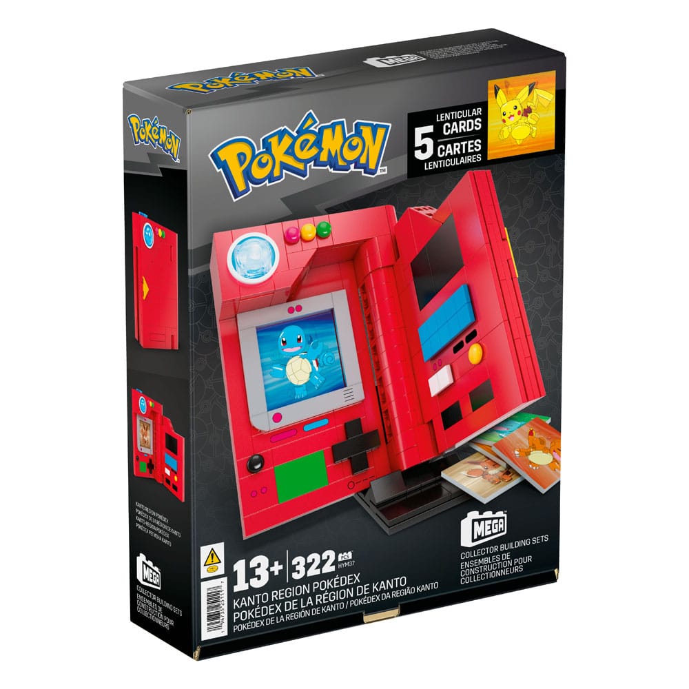 Pokémon MEGA Building Kit Kanto Region Pokédex 0194735251117