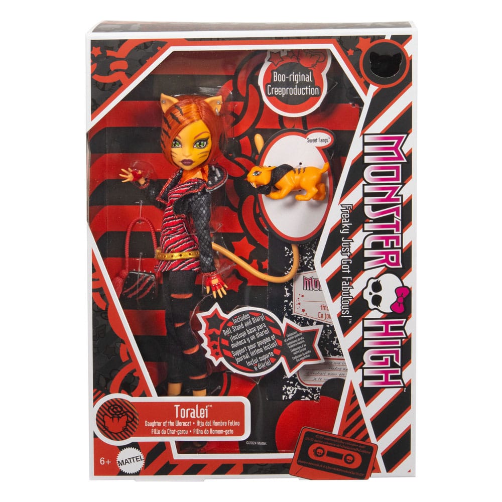 Monster High Boo-riginal Creeproduction Doll Toralei 25 cm 0194735256716