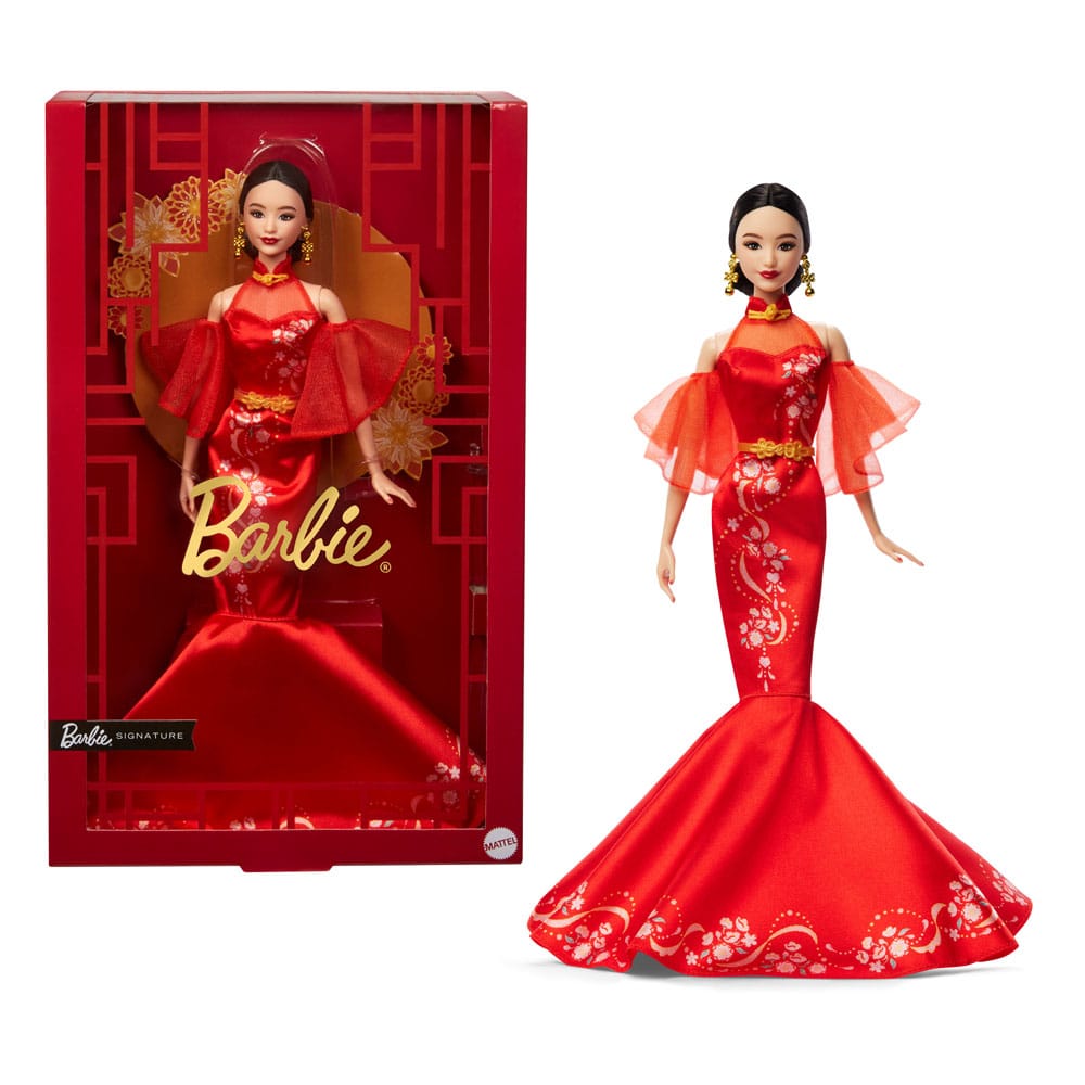 Barbie Signature Doll Lunar New Year with Qipao Dress 0194735260928