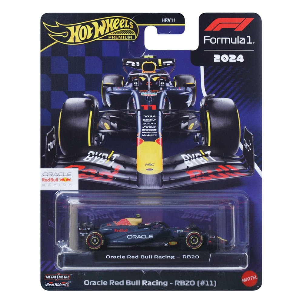 Formula 1 Hot Wheels Premium Diecast Vehicle 1/64 Oracle Red Bull Racing RB20 (#11) (Sergio Perez 2024) 0194735263875
