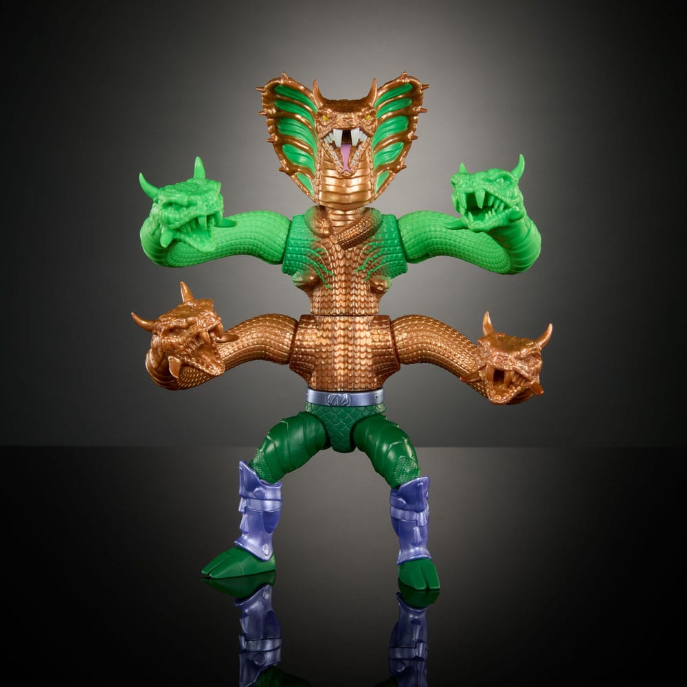 MOTU x TMNT: Turtles of Grayskull Deluxe Action Figure King Hiss 14 cm 0194735264421
