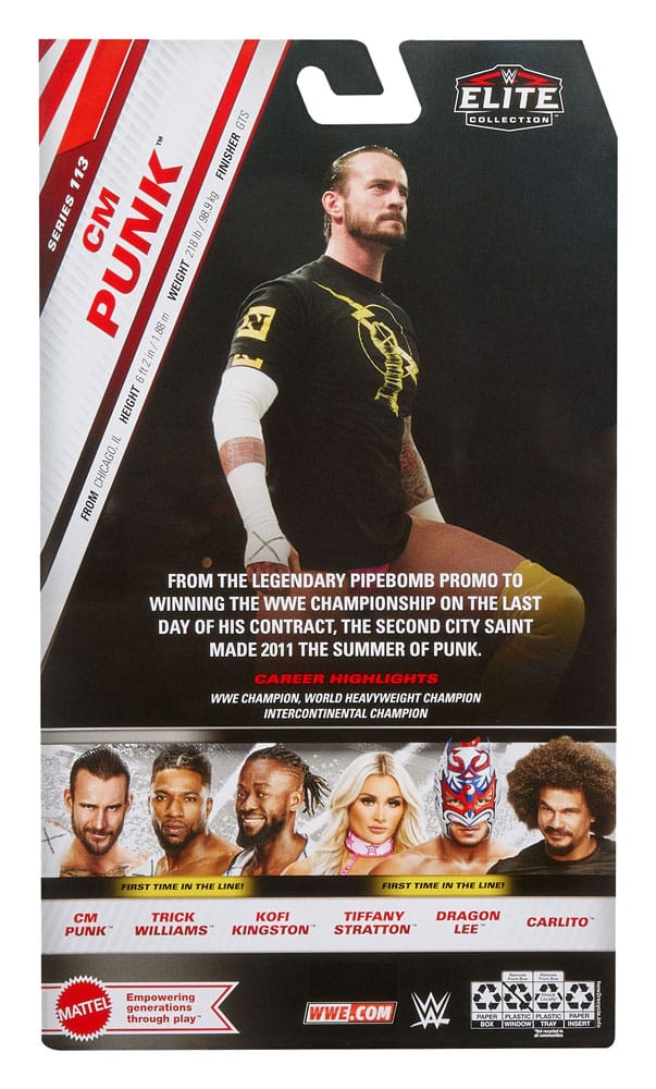 WWE Elite Collection Action Figure CM Punk 15 cm 0194735271313