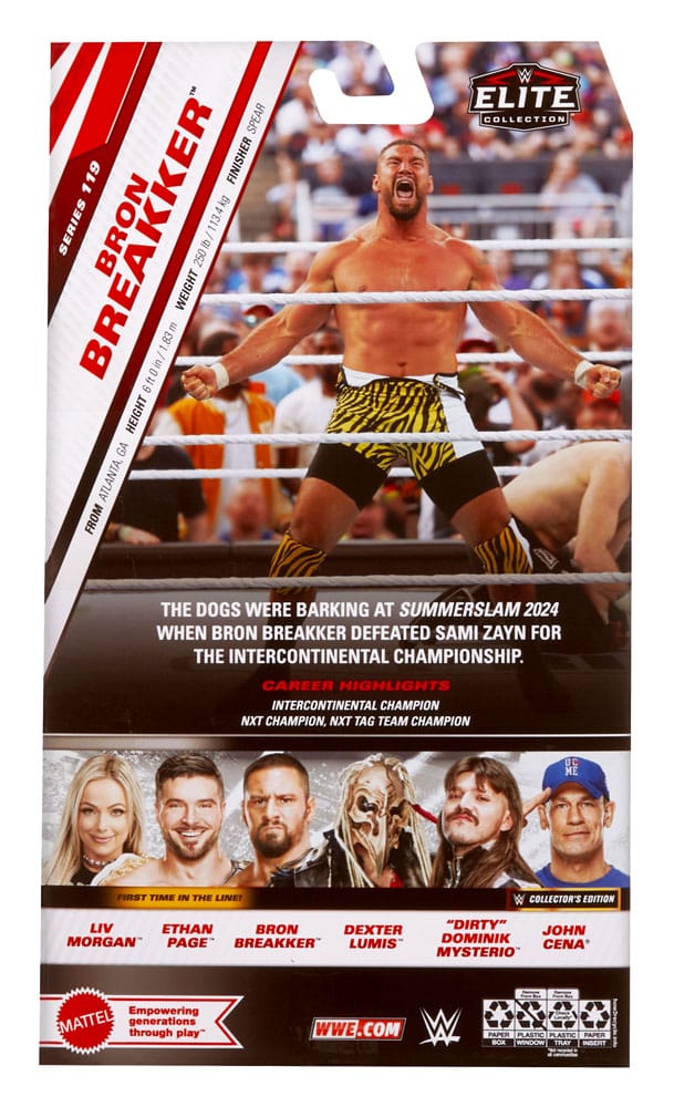 WWE Elite Collection Action Figure Bron Breakker 15 cm 0194735271443