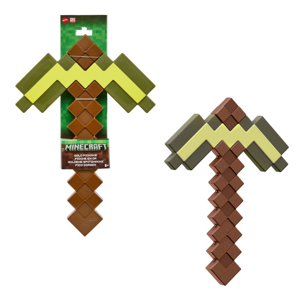 Minecraft Roleplay Replica Gold Pickaxe 0194735276424