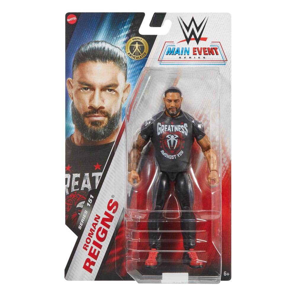 WWE Main Event Series Action Figure Roman Reigns 15 cm 0194735276653
