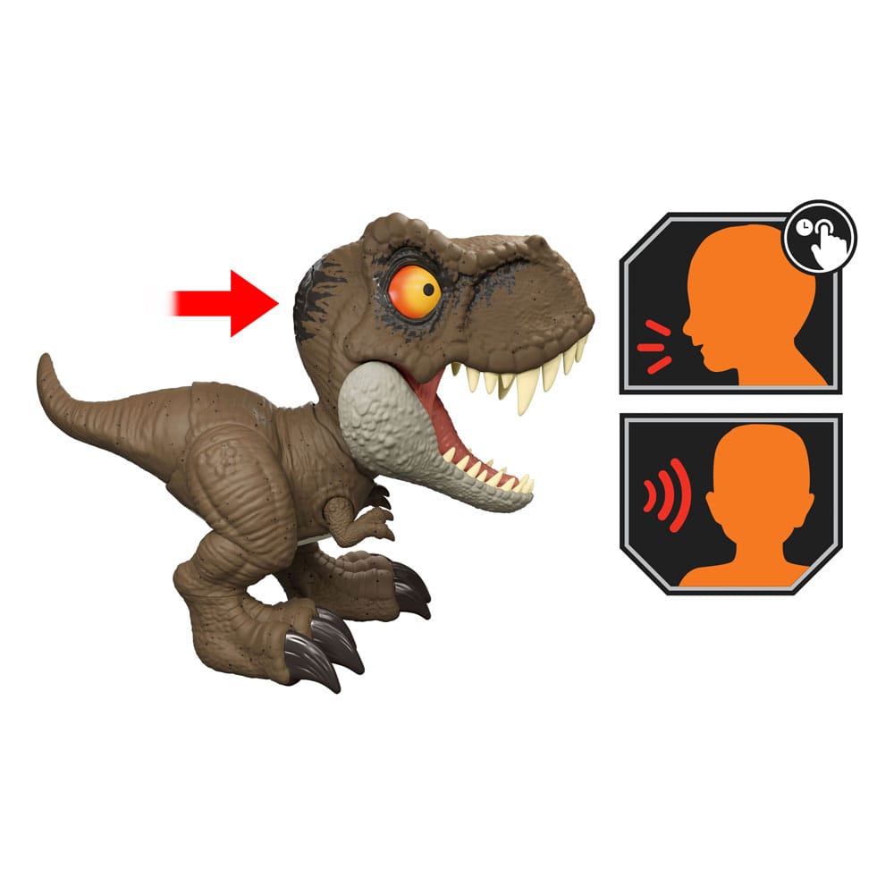 Jurassic World Action Figure with Sound Roar Command Tyrannosaurus Rex 16 cm 0194735277346