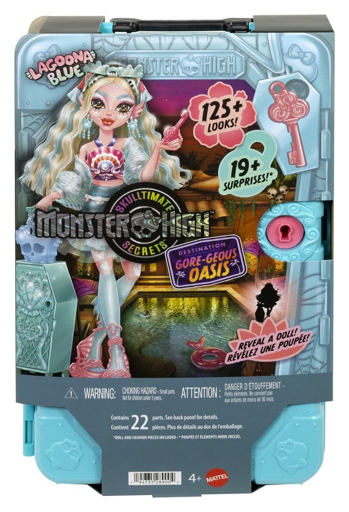 Monster High Skulltimate Secrets Doll Destination: Gore-geous Oasis - Lagoona Blue 0194735289004