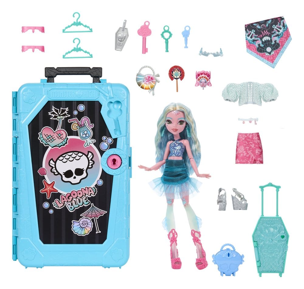 Monster High Skulltimate Secrets Doll Destination: Gore-geous Oasis - Lagoona Blue 0194735289004